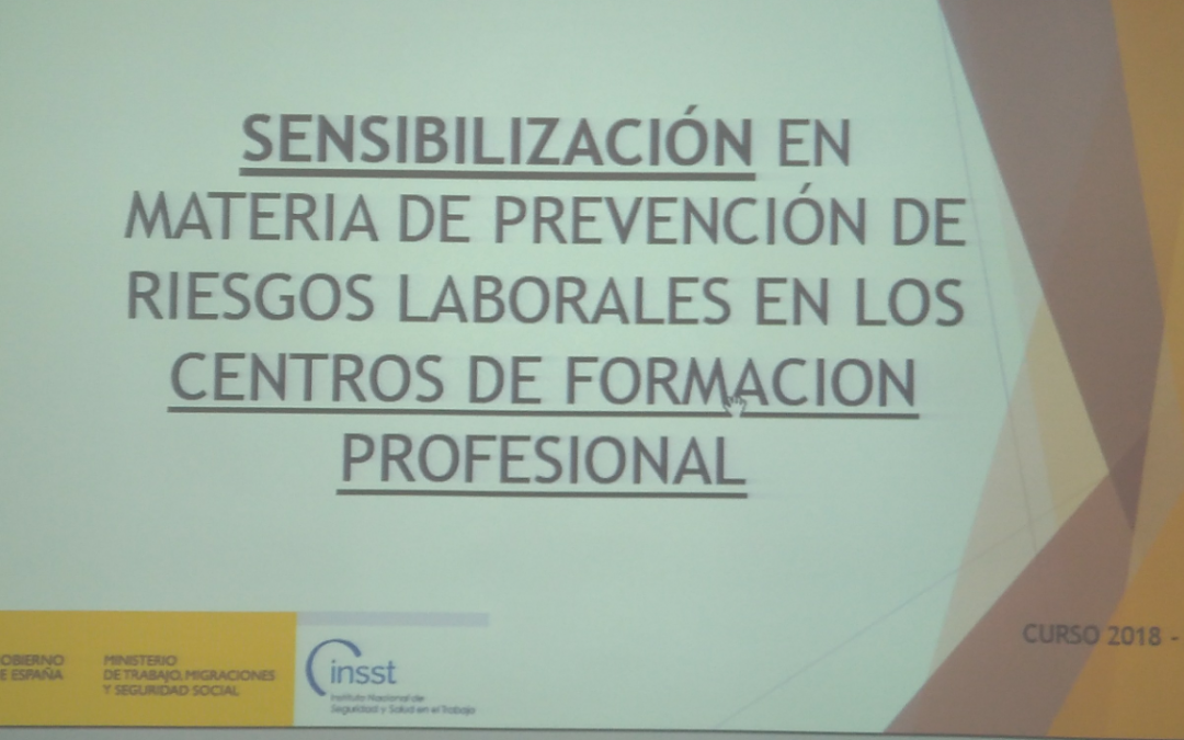 Programa Sensibilización PRL en CPIFP PROFESOR JOSÉ LUIS GRAIÑO