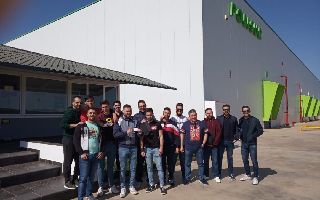 Visita de nuestros alumnos de Mecatrónica a las instalaciones de POLISUR en Lepe.