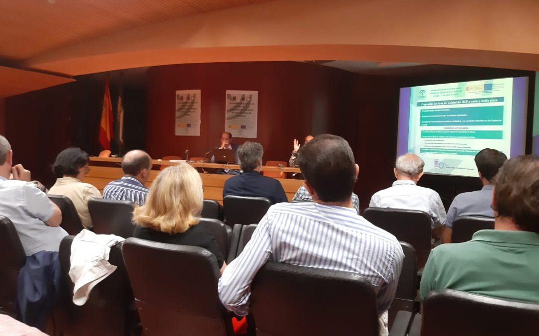 Jornadas de puesta en común de los Sistemas de Gestión de los Centros de Calidad en la Consejería de Educación.