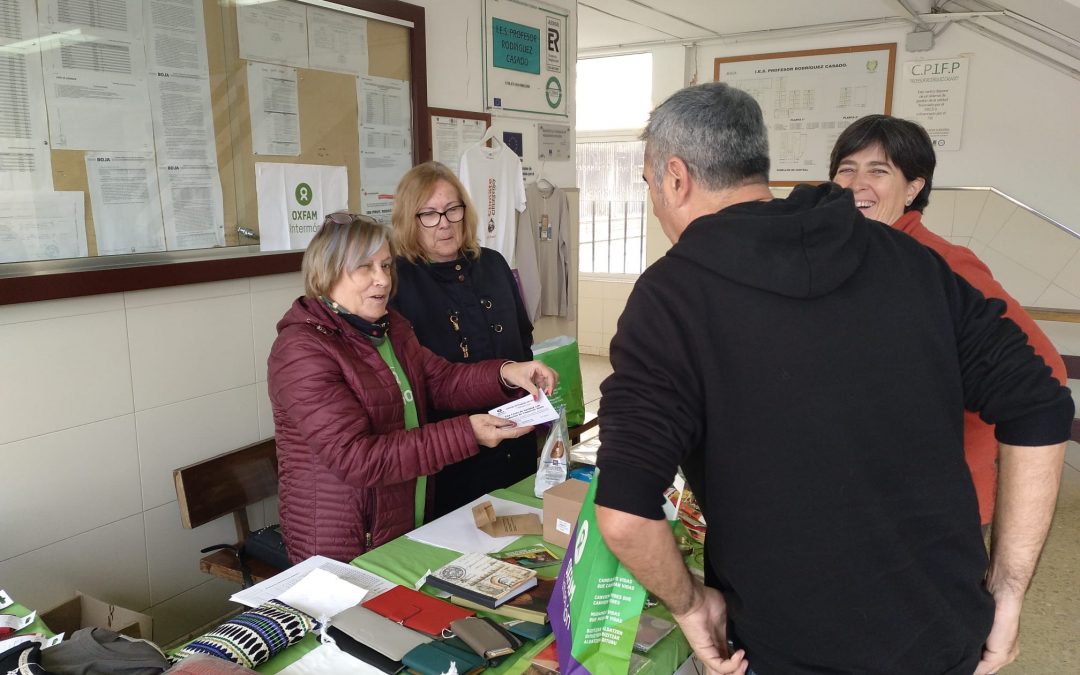 Mercadillo Solidario de comercio justo de Oxfam Intermon