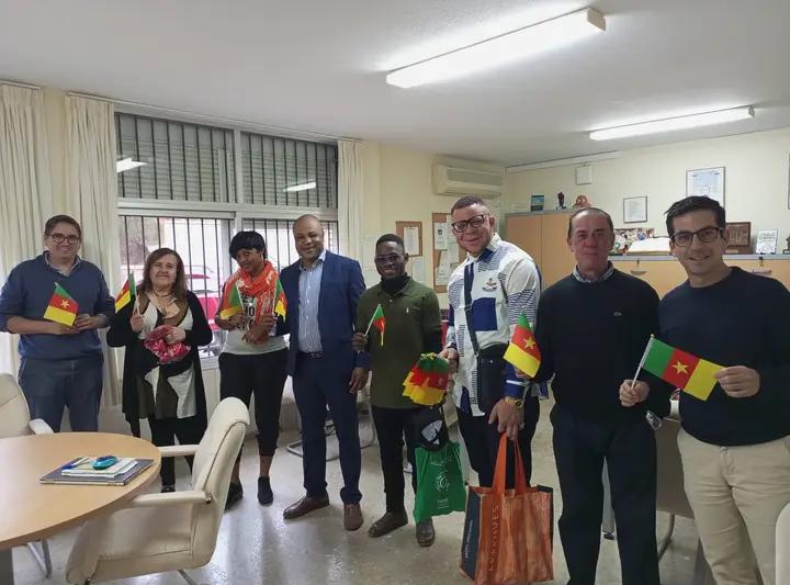 Gracias al Proyecto SAAM, desde hace una semana, estamos acogiendo a un profesor y tres alumnos procedentes de Ebolowa (Camerún)