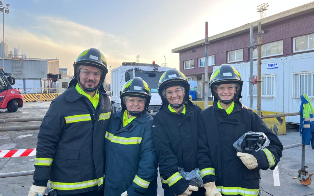 Nuestro alumnado participa en una práctica de emergencia química en Atlantic Copper