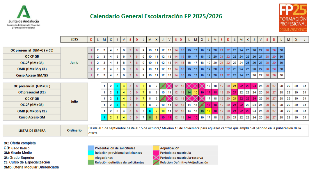 calendario-escolarización-2025-2026